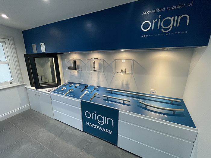 Origin display area